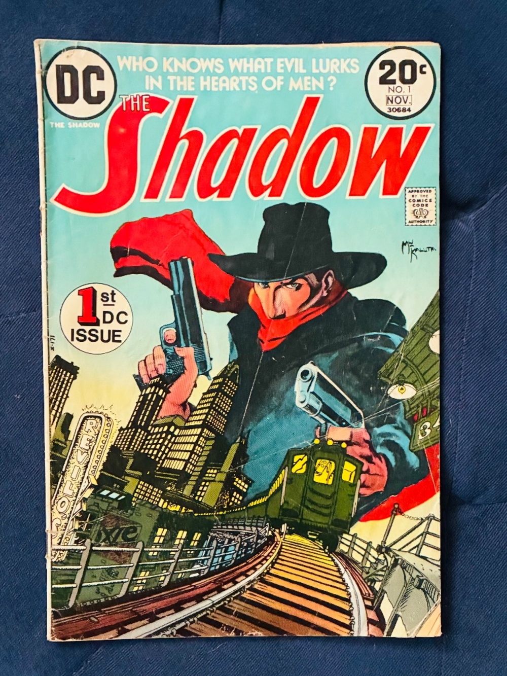 Nov. 1973 The Shadow Comic, 1st DC Issue